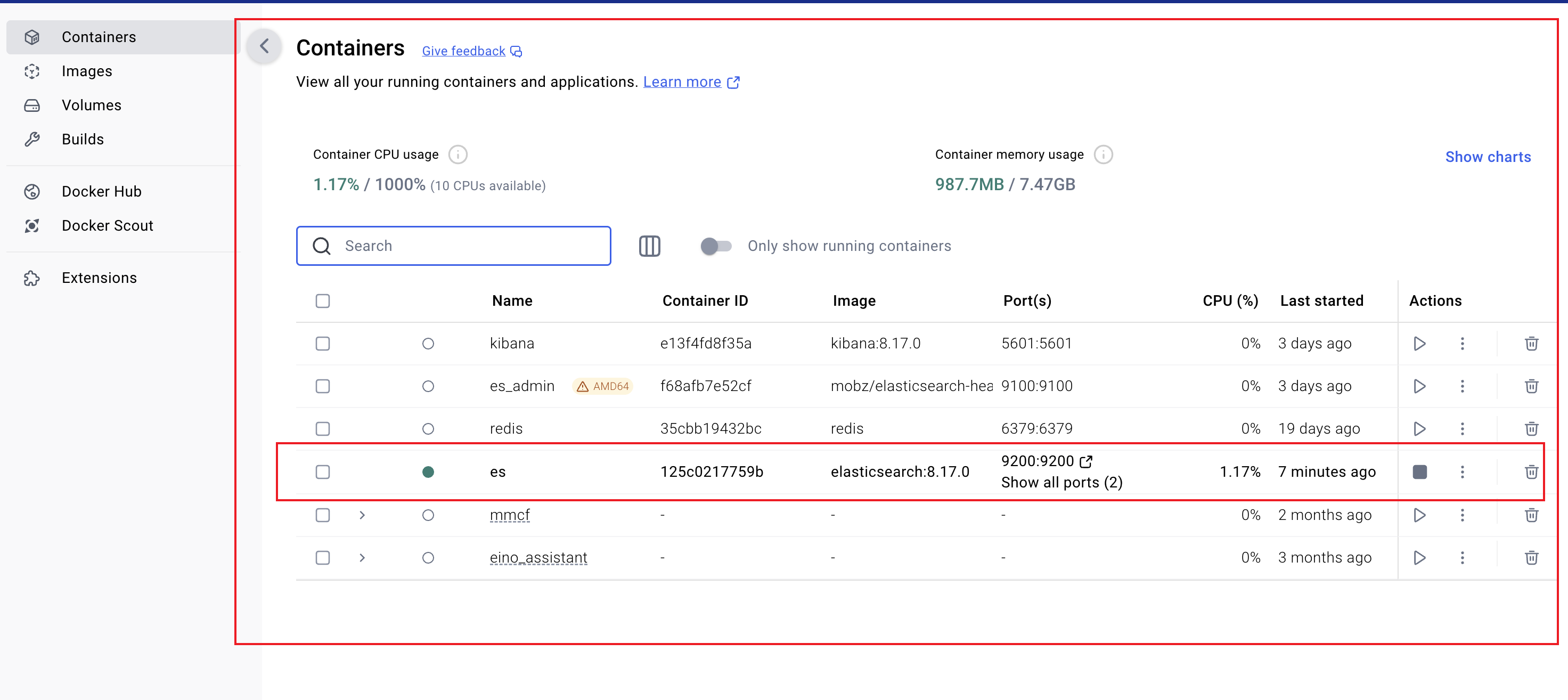 docker-es-setup