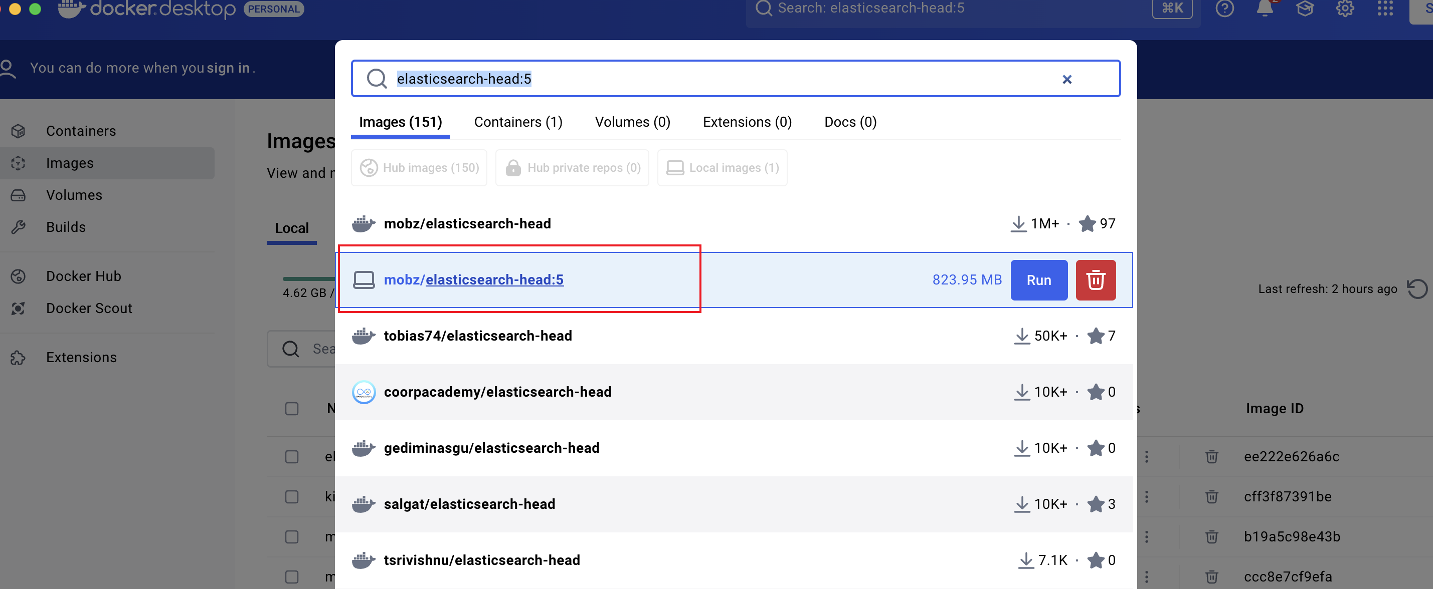 拉取elasticsearch-head